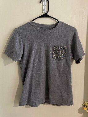 X-Small Gray Keith Haring Uniqlo SPRZ NY Pocket Tee